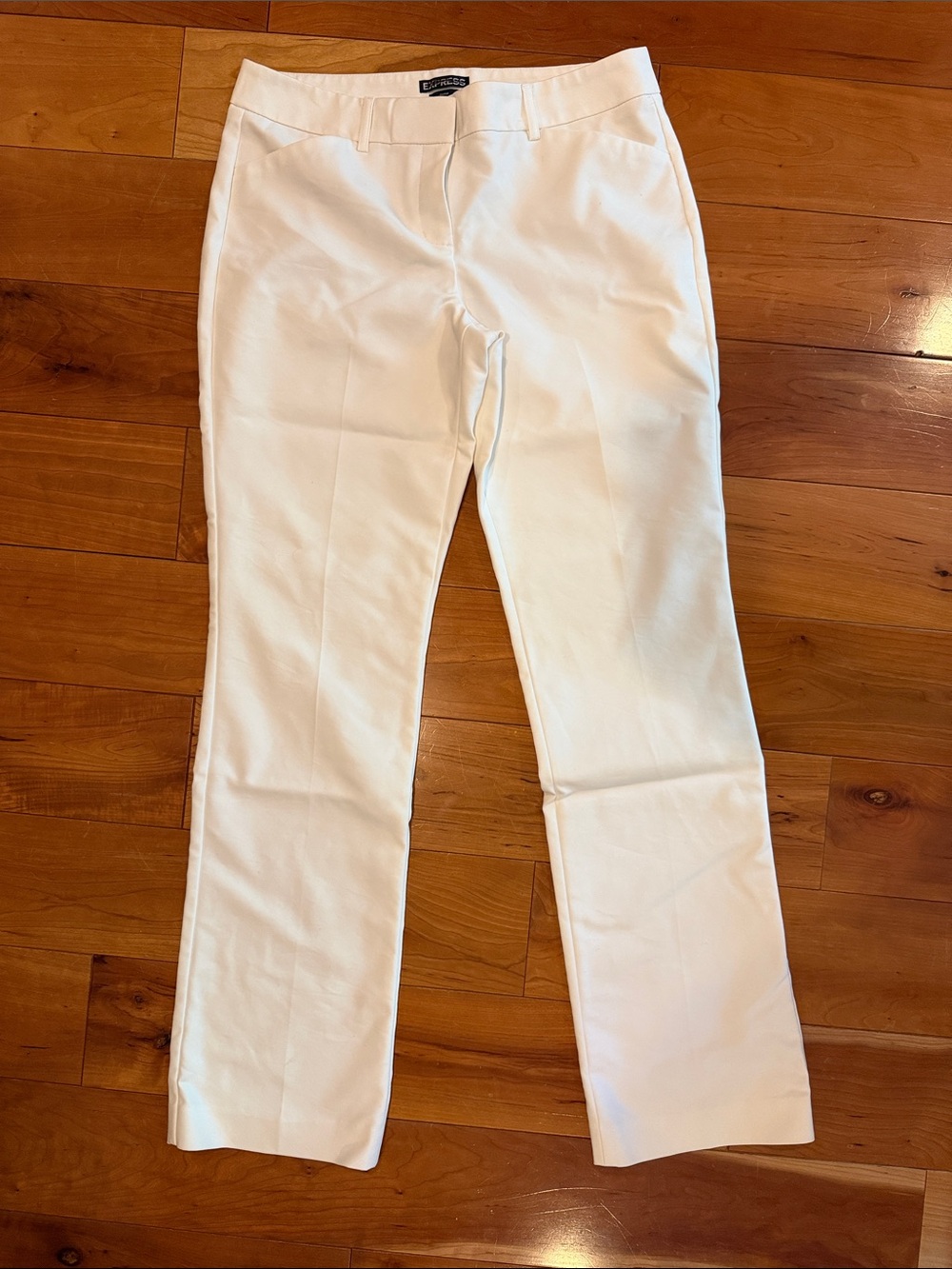 Express Editor Creamy White Dress Pants